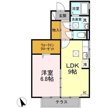 セジュールヴァンセンヌ(1LDK/1階)の間取り写真