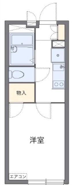 レオパレスKENI 47171(1K/2階)の間取り写真