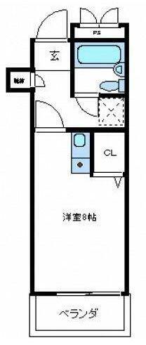 煉瓦館131(ワンルーム/1階)の間取り写真