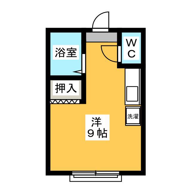 NANO HOUSE 北棟(ワンルーム/2階)の間取り写真