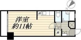 パセール長良(ワンルーム/2階)の間取り写真
