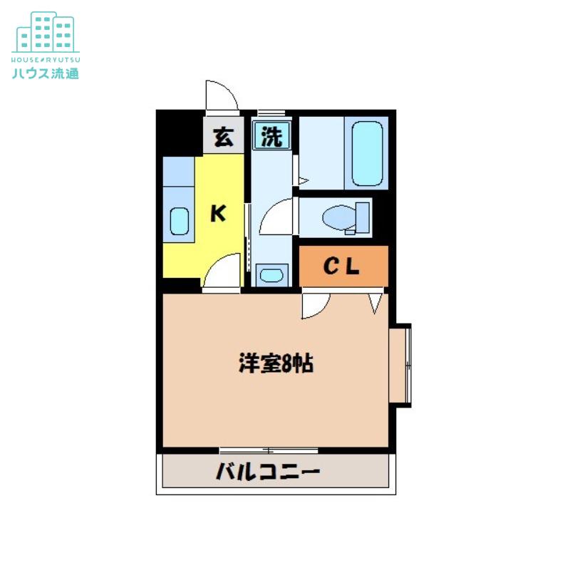 サクセスストーリーII(1K/3階)の間取り写真