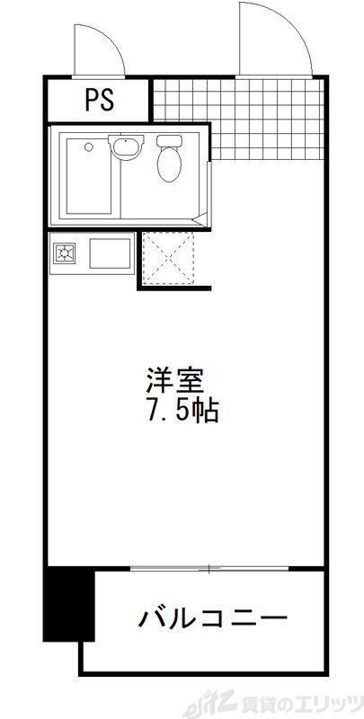 朝日プラザアドバンス淡路(ワンルーム/8階)の間取り写真