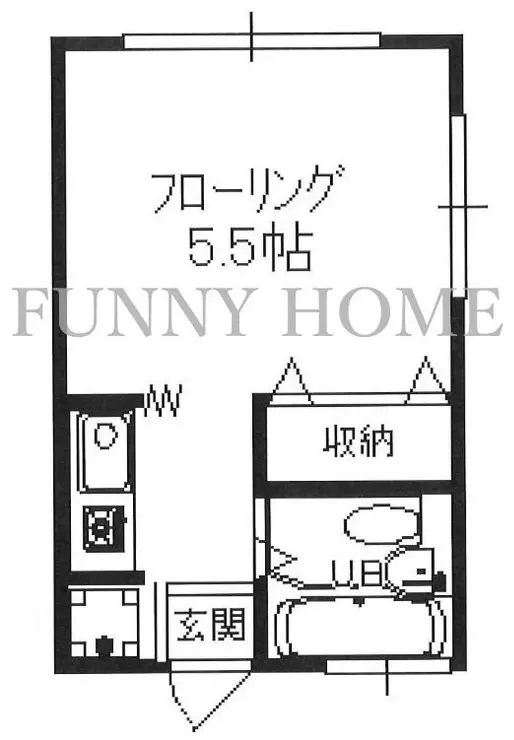 長谷見アパート 2階階 間取り