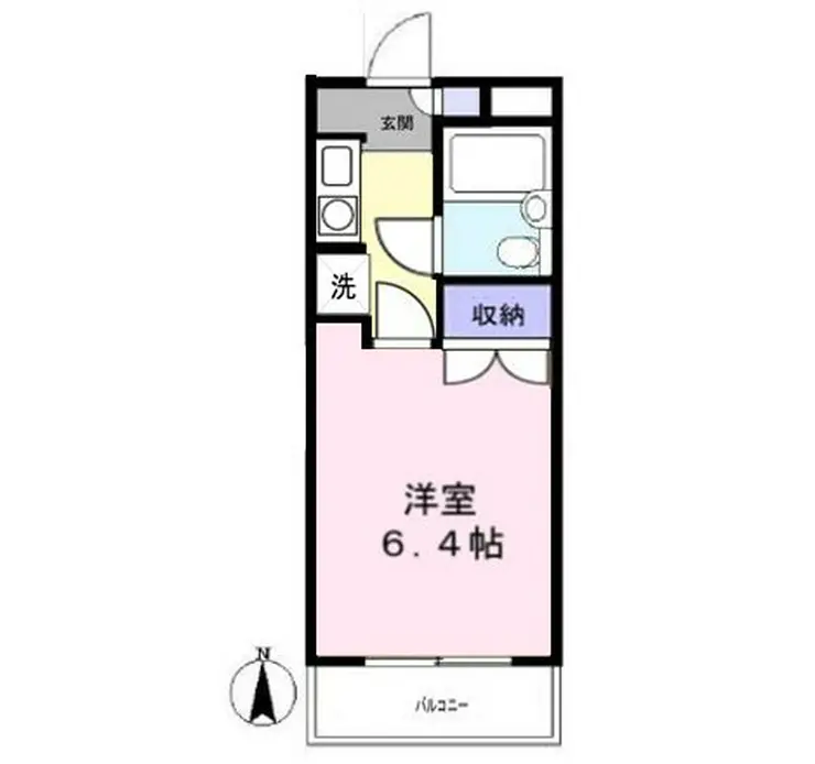 マインズ大和 1階階 間取り