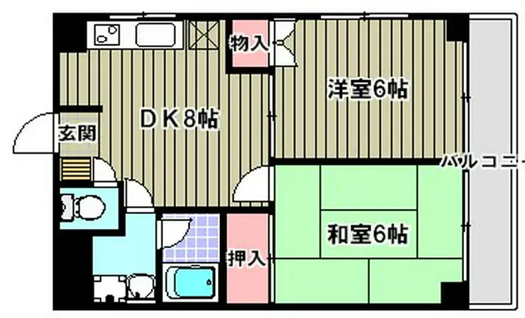 グランセピア日暮里 8階階 間取り
