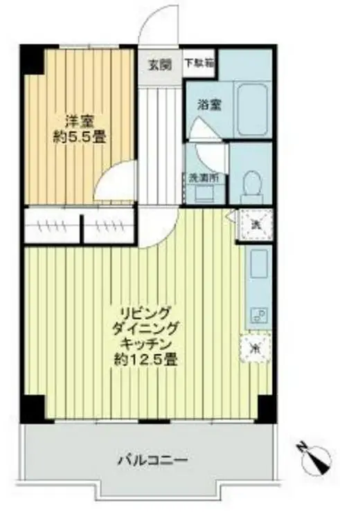 ライオンズマンション調布国領 1階階 間取り