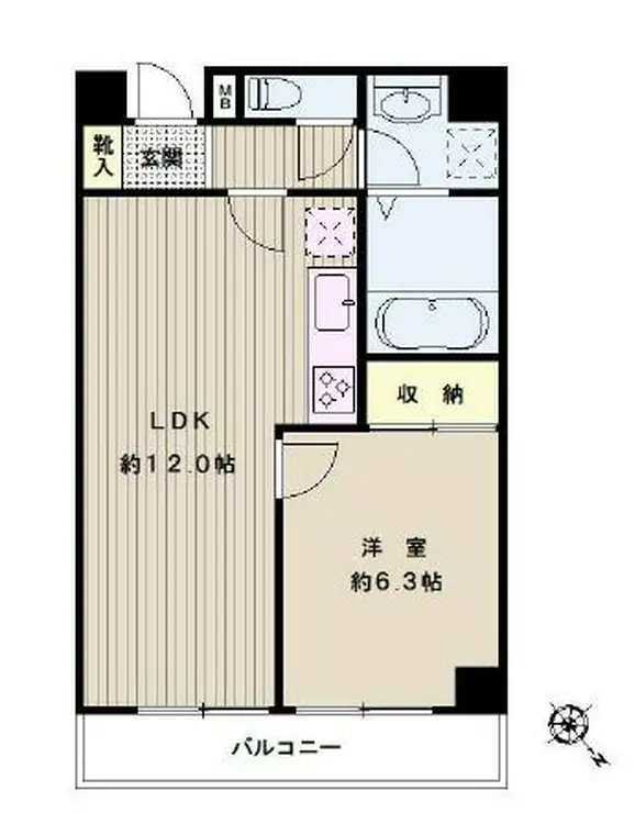 ヒルトップ小石川 3階階 間取り