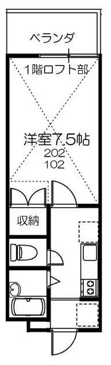 志幸18ミリオン 3階階 間取り