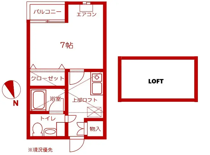 リヴェールIII 2階階 間取り