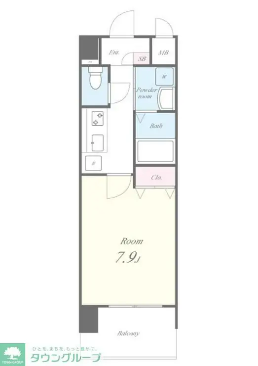 エリヴィエール 11階階 間取り