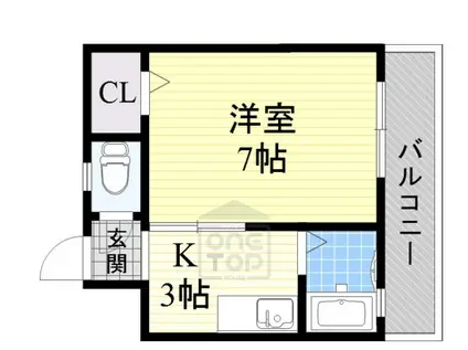 ネオセレス壱番館(1K/3階)の間取り写真