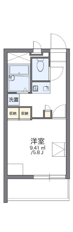 レオパレスMARUTAKA(1K/2階)の間取り写真