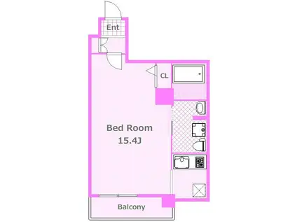 ジェイ・エス・ティ横浜東(1K/8階)の間取り写真