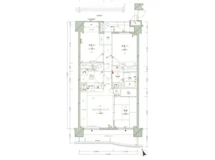 パインズマンション木更津 弐番館(3LDK/6階)の間取り写真