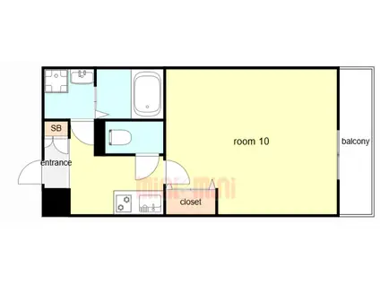 DEKIJIMA2723(1K/2階)の間取り写真