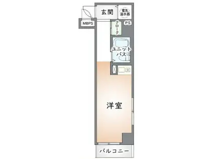 ライオンズマンション大塚第2(ワンルーム/7階)の間取り写真