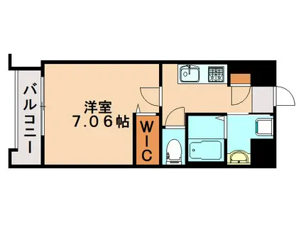 ザ・レジデンス博多(1K/10階)の間取り写真