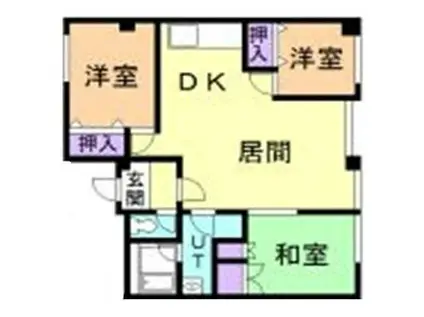 ニーズビル・シマ(3LDK/3階)の間取り写真