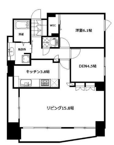 イプセ府中(2SLDK/13階)の間取り写真