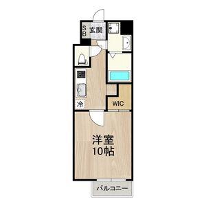 ノーブルコート堺筋本町(1K/4階)の間取り写真