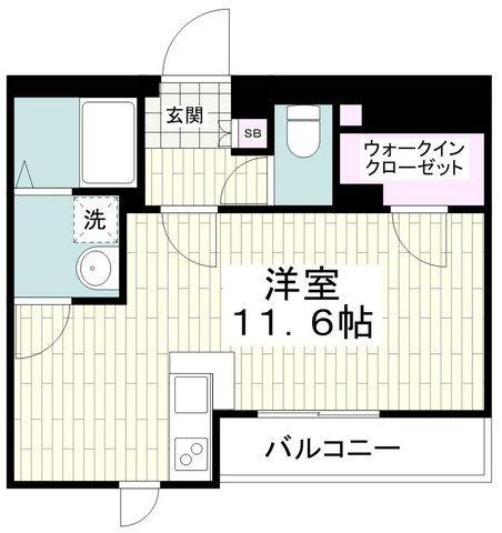 エンブレム 5251(ワンルーム/3階)の間取り写真
