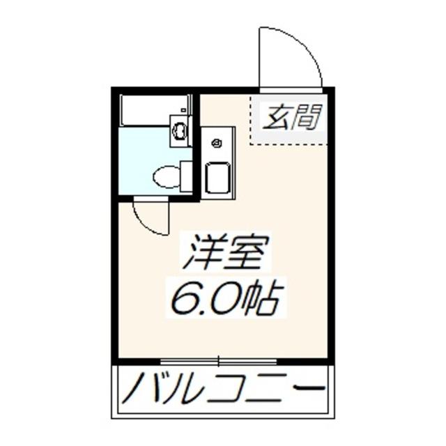 ベストレジデンスあびこ(ワンルーム/6階)の間取り写真