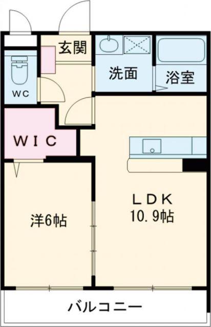 STELLA小池原(1LDK/1階)の間取り写真
