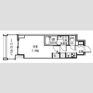 S-RESIDENCE福島ALOVITA(1K/3階)の間取り写真