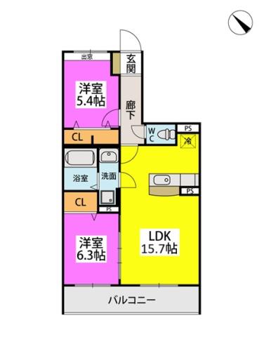 モデスティ筥松