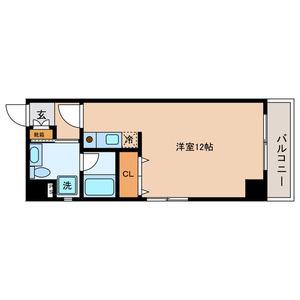 ピュア・ドーム1010(ワンルーム/4階)の間取り写真