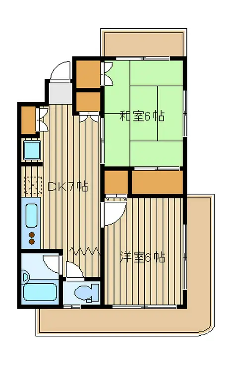 エトアールアカツカ 5階階 間取り