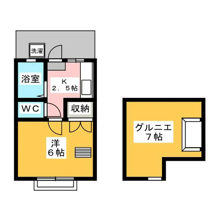 シルクハイツ 3階階 間取り