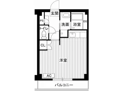 ビレッジハウス沼小柳 4号棟(ワンルーム/3階)の間取り写真