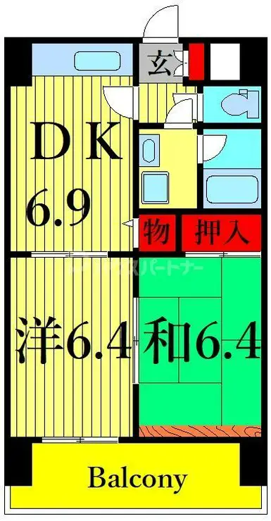 アビタシオン葛西 9階階 間取り