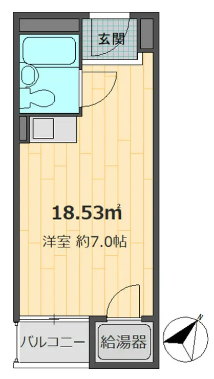 シャルマン文京千駄木 5階階 間取り