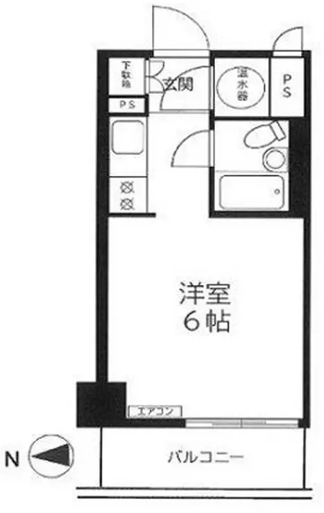 シャルマン赤坂 4階階 間取り