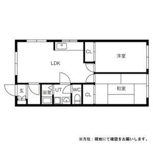 メゾンイズミ(2LDK/2階)の間取り写真