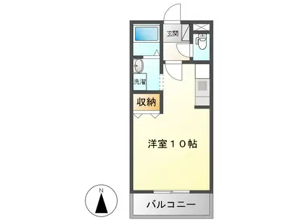サンビレッジ白金(ワンルーム/4階)の間取り写真