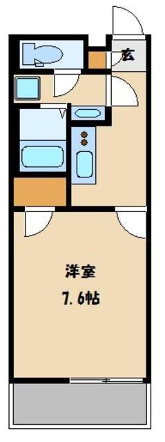 クレイノルミエール(1K/3階)の間取り写真