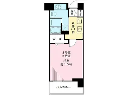 WIN BELL仙川-ウィンベル仙川-(1K/3階)の間取り写真