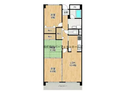 MAISON S&K(3LDK/2階)の間取り写真