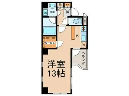 セレス大須(ワンルーム/2階)の間取り写真