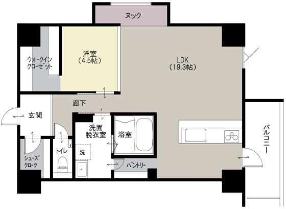 VIA 蔵用(1LDK/3階)の間取り写真