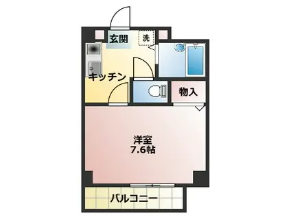 クリナーレ日吉(1K/3階)の間取り写真