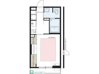 リブリ・フェリーチェ藤崎(1K/3階)の間取り写真