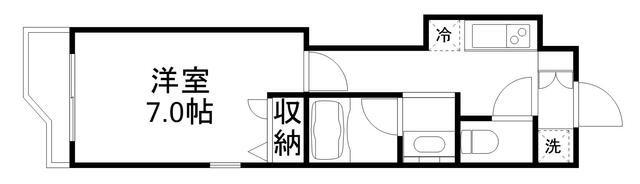 COCORO21812(1K/2階)の間取り写真