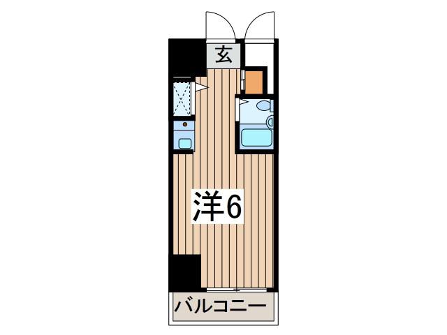 モナークマンション西川口(ワンルーム/11階)の間取り写真