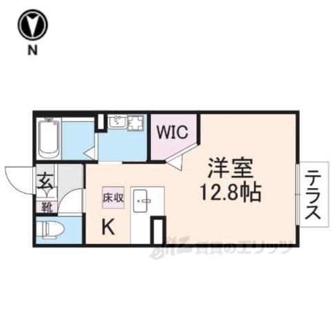 MASTCOURT神照(ワンルーム/1階)の間取り写真