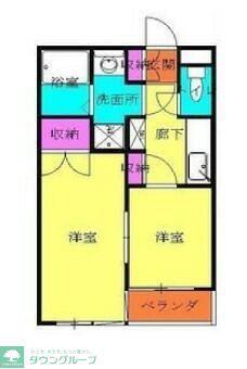 BCASA熊谷VRE-BORN(2K/1階)の間取り写真